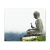 Printed in USA - Canvas Gallery Wraps - The Big Buddha giving Blessings - Hong Kong Lantau Island - China - Buddhism - Green Forest Home