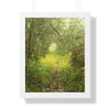 Rainforest Trails & Views - Gallery Canvas Wraps, Framed Vertical Poster - El Yunque National Forest - Puerto Rico - Foggy Tradewinds Trail - the cloud forest - Green Forest Home
