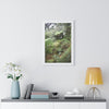 Rainforest Trails & Views - Gallery Canvas Wraps, Framed Vertical Poster - El Yunque National Forest - Puerto Rico - Jorge on early Tradewinds trail huge landslide - Green Forest Home