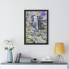 Rainforest Trails & Views - Gallery Canvas Wraps, Framed Vertical Poster - El Yunque National Forest - Puerto Rico - La Coca Falls on Pr 191 - color modified - Green Forest Home