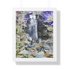 Rainforest Trails & Views - Gallery Canvas Wraps, Framed Vertical Poster - El Yunque National Forest - Puerto Rico - La Coca Falls on Pr 191 - color modified - Green Forest Home