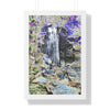 Rainforest Trails & Views - Gallery Canvas Wraps, Framed Vertical Poster - El Yunque National Forest - Puerto Rico - La Coca Falls on Pr 191 - color modified - Green Forest Home
