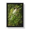 Rainforest Trails & Views - Gallery Canvas Wraps, Framed Vertical Poster - El Yunque National Forest - Puerto Rico - La Coca waterfall sideways - PR 191 - Green Forest Home