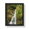 Rainforest Trails & Views - Gallery Canvas Wraps, Framed Vertical Poster - El Yunque National Forest - Puerto Rico - La Mina Trail & Roaring Waterfall - Green Forest Home