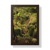 Rainforest Trails & Views - Gallery Canvas Wraps, Framed Vertical Poster - El Yunque National Forest - Puerto Rico - Near Tradewinds - Dangerous drainage holes - Green Forest Home