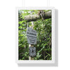 Rainforest Trails & Views - Gallery Canvas Wraps, Framed Vertical Poster - El Yunque National Forest - Puerto Rico - Rio Sabana trail - El Toro Wilderness begins here - Green Forest Home