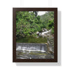 Rainforest Trails & Views - Gallery Canvas Wraps, Framed Vertical Poster - El Yunque National Forest - Puerto Rico - Sabana Trail - Icacos River Dam next to entrance gate - Green Forest Home