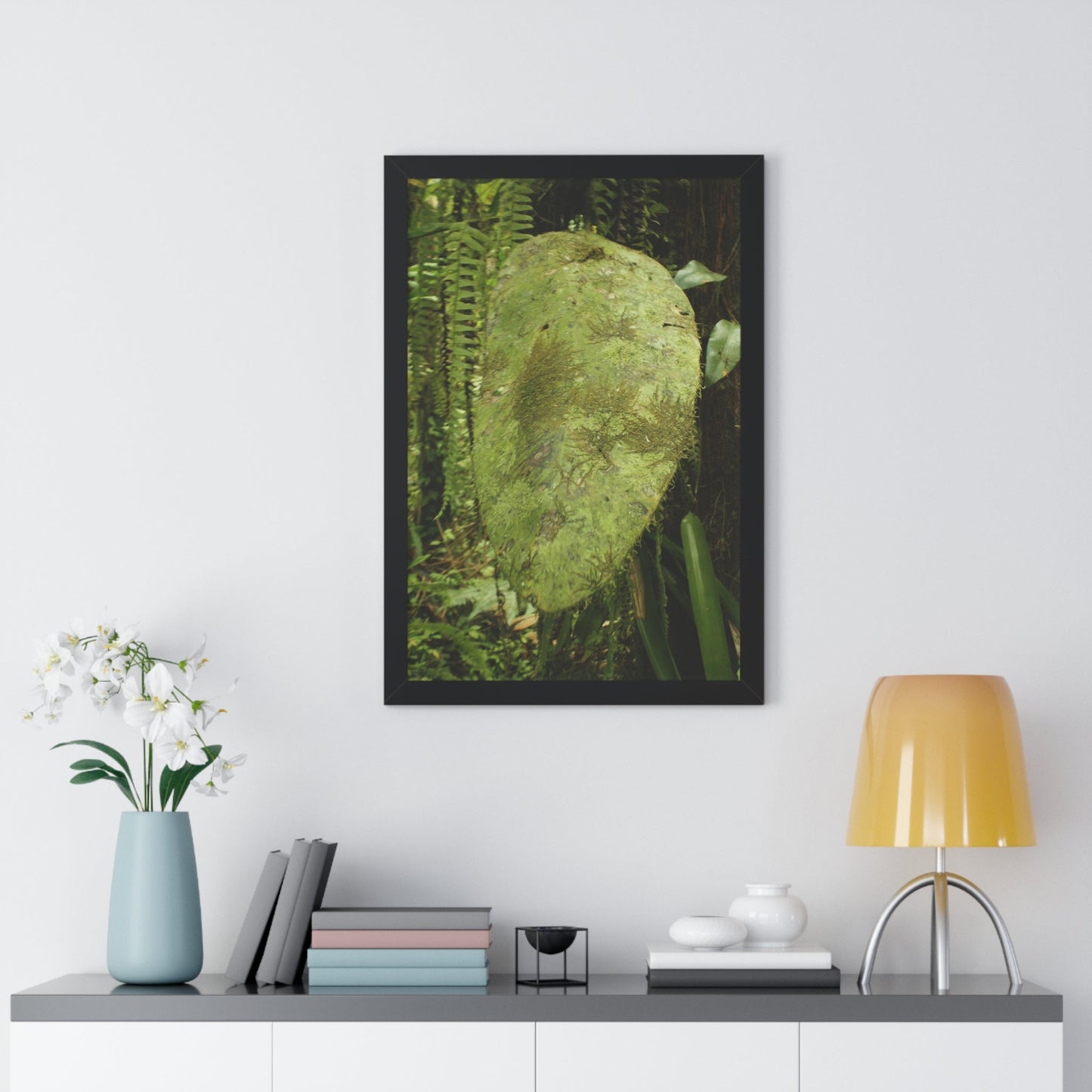 Rainforest Trails & Views - Gallery Canvas Wraps, Framed Vertical Poster - El Yunque National Forest - Puerto Rico - Top of PR 191 Thick Humid Forest - Green Forest Home