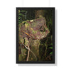 Rainforest Trails & Views - Gallery Canvas Wraps, Framed Vertical Poster - El Yunque National Forest - Puerto Rico - Tradewinds trail decomposing tree - Green Forest Home