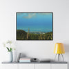 Rainforest Trails & Views - Gallery Canvas Wraps, Horizontal Frame - El Yunque National Forest - PR - Urbanization gets closer - view from Tres Picachos - Green Forest Home