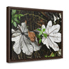 Rainforest Trails & Views - Gallery Canvas Wraps, Horizontal Frame - El Yunque National Forest - Puerto Rico - A decaying pair of Yagrumo leaves - which creates many patterns - Green Forest Home