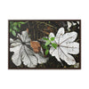 Rainforest Trails & Views - Gallery Canvas Wraps, Horizontal Frame - El Yunque National Forest - Puerto Rico - A decaying pair of Yagrumo leaves - which creates many patterns - Green Forest Home