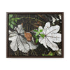 Rainforest Trails & Views - Gallery Canvas Wraps, Horizontal Frame - El Yunque National Forest - Puerto Rico - A decaying pair of Yagrumo leaves - which creates many patterns - Green Forest Home