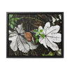Rainforest Trails & Views - Gallery Canvas Wraps, Horizontal Frame - El Yunque National Forest - Puerto Rico - A decaying pair of Yagrumo leaves - which creates many patterns - Green Forest Home