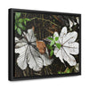Rainforest Trails & Views - Gallery Canvas Wraps, Horizontal Frame - El Yunque National Forest - Puerto Rico - A decaying pair of Yagrumo leaves - which creates many patterns - Green Forest Home
