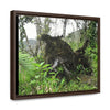 Rainforest Trails & Views - Gallery Canvas Wraps, Horizontal Frame - El Yunque National Forest - Puerto Rico - A tree uprooted by Hurricane Maria 140 MPH winds in Tradewinds Trail - Green Forest Home