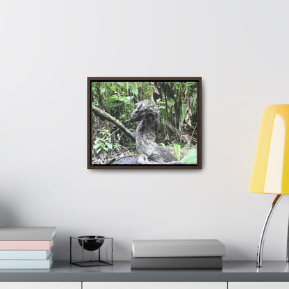 Rainforest Trails & Views - Gallery Canvas Wraps, Horizontal Frame - El Yunque National Forest - Puerto Rico - Awesome tropical flower - Formations of trunks in the Sabana river - Green Forest Home