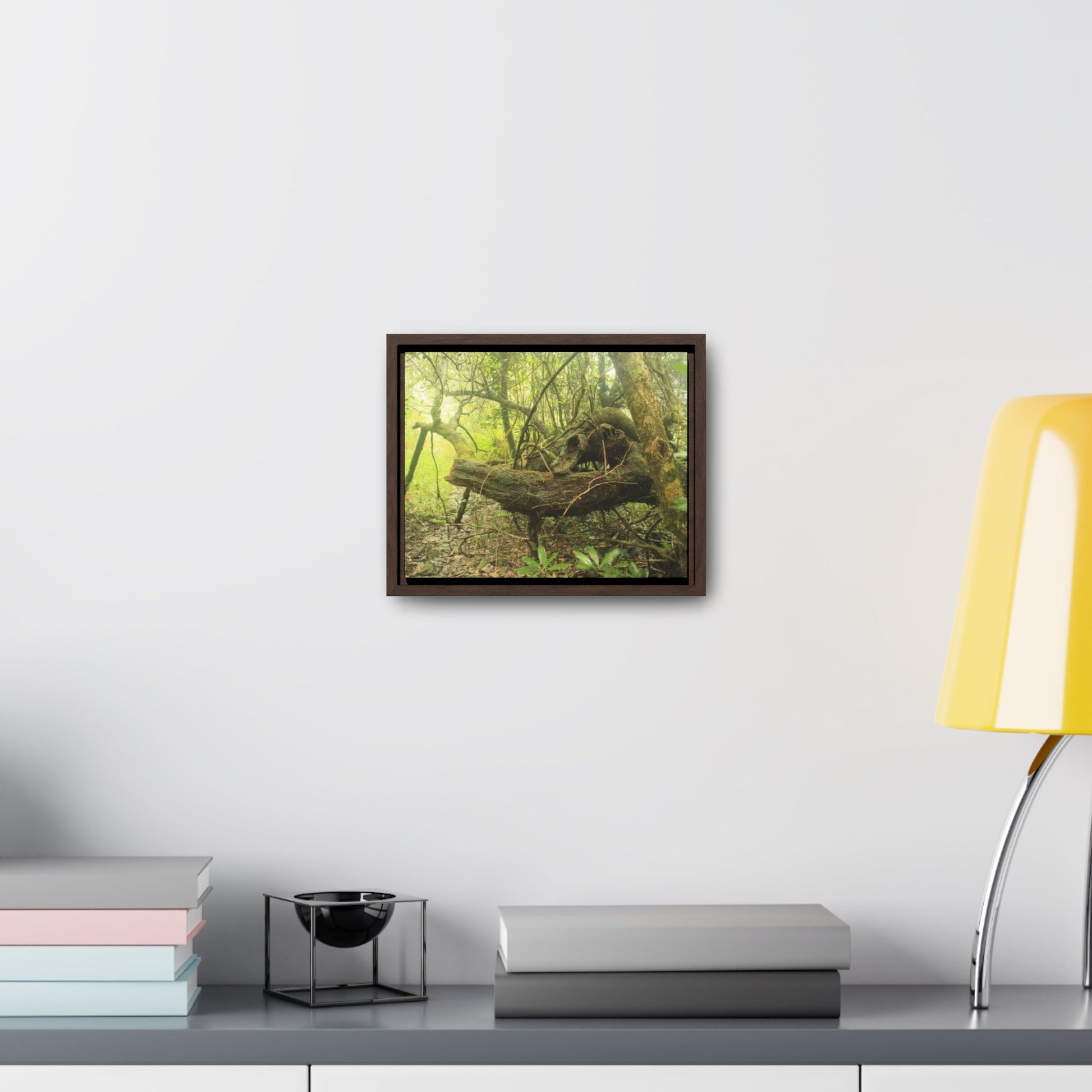 Rainforest Trails & Views - Gallery Canvas Wraps, Horizontal Frame - El Yunque National Forest - Puerto Rico - Awesome View in deep Tradewinds Trail - Green Forest Home