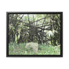 Rainforest Trails & Views - Gallery Canvas Wraps, Horizontal Frame - El Yunque National Forest - Puerto Rico - Bamboo destroyed by Hurricane Maria - Green Forest Home
