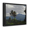 Rainforest Trails & Views - Gallery Canvas Wraps, Horizontal Frame - El Yunque National Forest - Puerto Rico - Broad view of El Yunque peak from the Luquillo beach - Green Forest Home