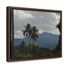 Rainforest Trails & Views - Gallery Canvas Wraps, Horizontal Frame - El Yunque National Forest - Puerto Rico - Broad view of El Yunque peak from the Luquillo beach - Green Forest Home