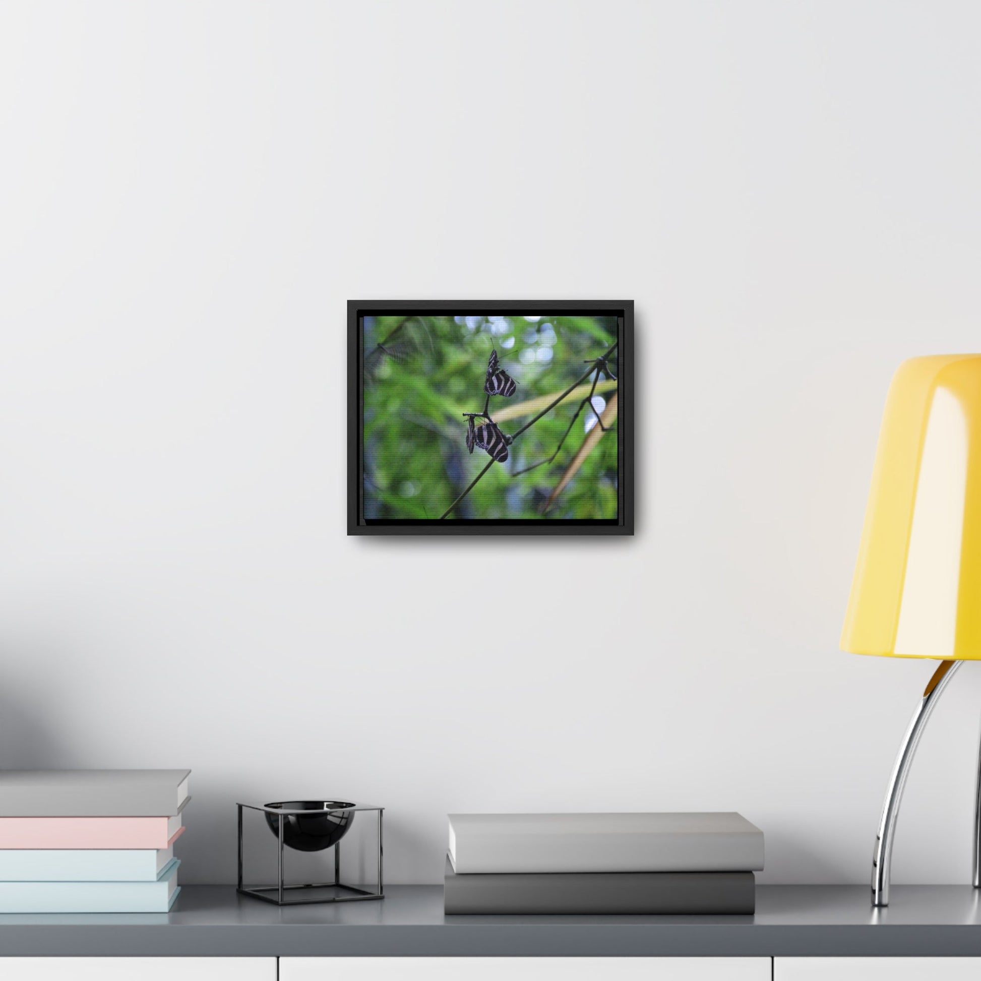 Rainforest Trails & Views - Gallery Canvas Wraps, Horizontal Frame - El Yunque National Forest - Puerto Rico - Butterflies dance in the forest - Green Forest Home