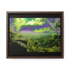 Rainforest Trails & Views - Gallery Canvas Wraps, Horizontal Frame - El Yunque National Forest - Puerto Rico - Closed PR 191 road view - color enhanced - Green Forest Home