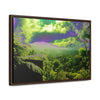 Rainforest Trails & Views - Gallery Canvas Wraps, Horizontal Frame - El Yunque National Forest - Puerto Rico - Closed PR 191 road view - color enhanced - Green Forest Home