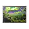 Rainforest Trails & Views - Gallery Canvas Wraps, Horizontal Frame - El Yunque National Forest - Puerto Rico - Closed PR 191 road view - color enhanced - Green Forest Home