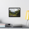Rainforest Trails & Views - Gallery Canvas Wraps, Horizontal Frame - El Yunque National Forest - Puerto Rico - Closed PR191 forested road - Green Forest Home