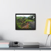Rainforest Trails & Views - Gallery Canvas Wraps, Horizontal Frame - El Yunque National Forest - Puerto Rico - Closed PR191 road & landlside - Green Forest Home