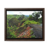 Rainforest Trails & Views - Gallery Canvas Wraps, Horizontal Frame - El Yunque National Forest - Puerto Rico - Closed PR191 road & landlside - Green Forest Home