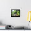 Rainforest Trails & Views - Gallery Canvas Wraps, Horizontal Frame - El Yunque National Forest - Puerto Rico - Closed PR191 road & landlside - Green Forest Home