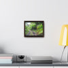 Rainforest Trails & Views - Gallery Canvas Wraps, Horizontal Frame - El Yunque National Forest - Puerto Rico - Closed PR191 road & landlside - Green Forest Home