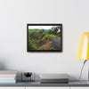 Rainforest Trails & Views - Gallery Canvas Wraps, Horizontal Frame - El Yunque National Forest - Puerto Rico - Closed PR191 road & landlside - Green Forest Home