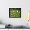 Rainforest Trails & Views - Gallery Canvas Wraps, Horizontal Frame - El Yunque National Forest - Puerto Rico - Closeup of the ancient Fern plant - Green Forest Home