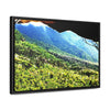 Rainforest Trails & Views - Gallery Canvas Wraps, Horizontal Frame - El Yunque National Forest - Puerto Rico - Color enhanced view of the foggy East Peak from PR 191 - Green Forest Home