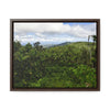 Rainforest Trails & Views - Gallery Canvas Wraps, Horizontal Frame - El Yunque National Forest - Puerto Rico - East peak access road view of old landslide now green - Green Forest Home