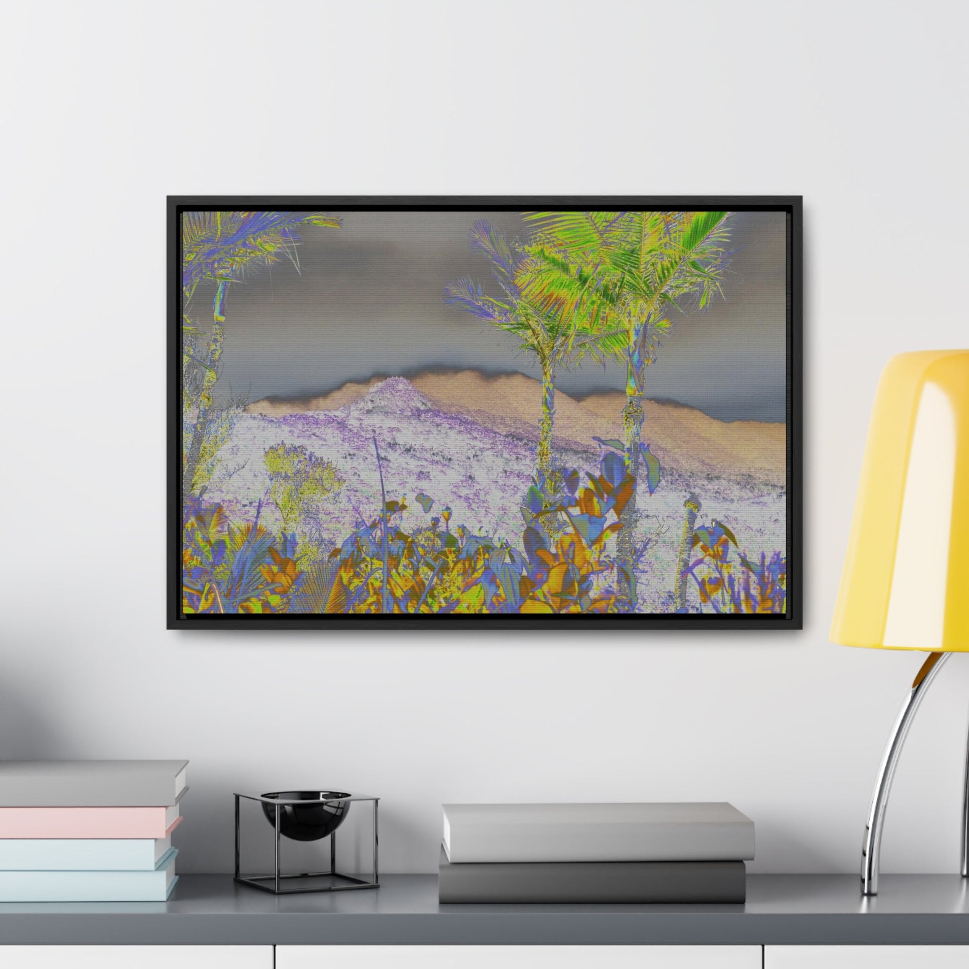 Rainforest Trails & Views - Gallery Canvas Wraps, Horizontal Frame - El Yunque National Forest - Puerto Rico - East Peak road view - color enhanced - Green Forest Home