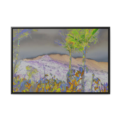 Rainforest Trails & Views - Gallery Canvas Wraps, Horizontal Frame - El Yunque National Forest - Puerto Rico - East Peak road view - color enhanced - Green Forest Home
