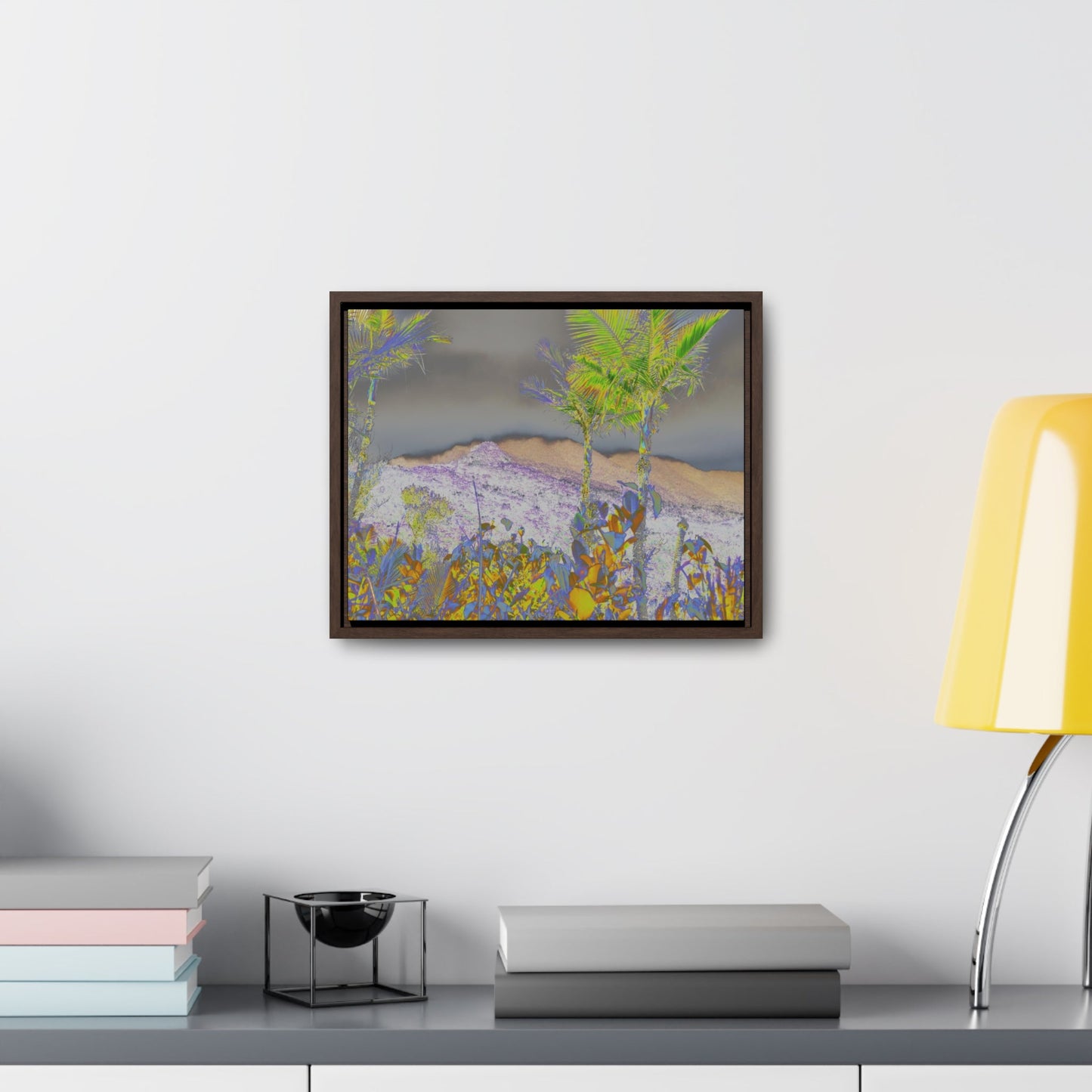 Rainforest Trails & Views - Gallery Canvas Wraps, Horizontal Frame - El Yunque National Forest - Puerto Rico - East Peak road view - color enhanced - Green Forest Home