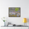 Rainforest Trails & Views - Gallery Canvas Wraps, Horizontal Frame - El Yunque National Forest - Puerto Rico - East Peak road view - color enhanced - Green Forest Home