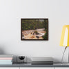 Rainforest Trails & Views - Gallery Canvas Wraps, Horizontal Frame - El Yunque National Forest - Puerto Rico - Flooded Rio Sabana River - Green Forest Home