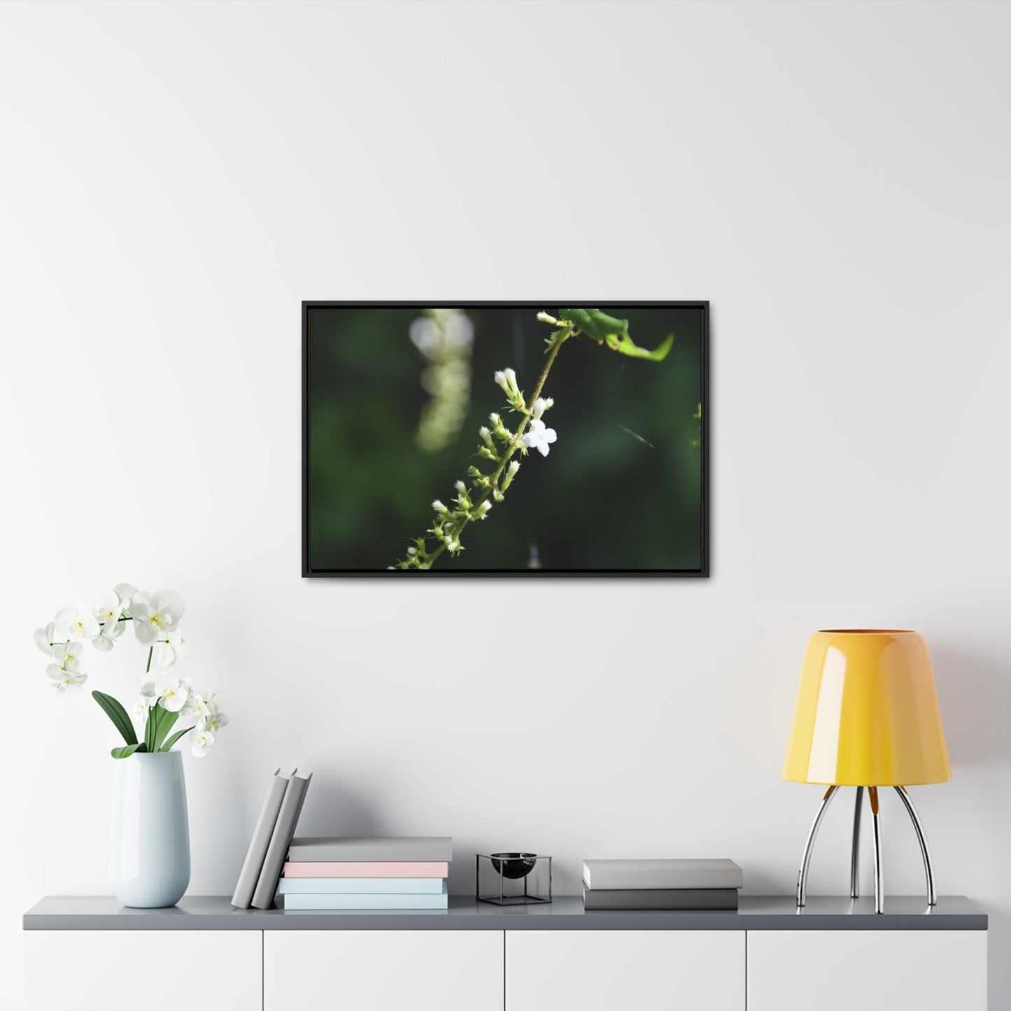 Rainforest Trails & Views - Gallery Canvas Wraps, Horizontal Frame - El Yunque National Forest - Puerto Rico - Flowers of El Yunque - Green Forest Home