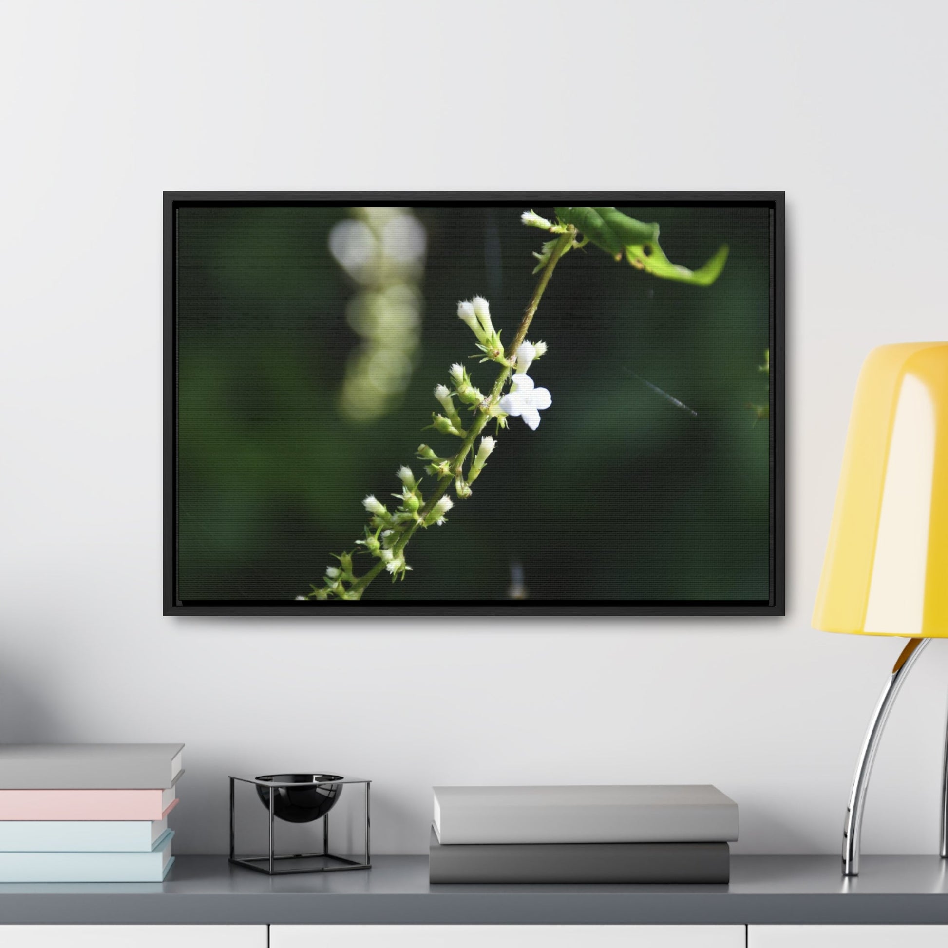 Rainforest Trails & Views - Gallery Canvas Wraps, Horizontal Frame - El Yunque National Forest - Puerto Rico - Flowers of El Yunque - Green Forest Home