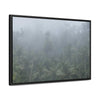 Rainforest Trails & Views - Gallery Canvas Wraps, Horizontal Frame - El Yunque National Forest - Puerto Rico - Fog and rain pummel the Rio Sabana park - Green Forest Home