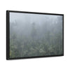 Rainforest Trails & Views - Gallery Canvas Wraps, Horizontal Frame - El Yunque National Forest - Puerto Rico - Fog and rain pummel the Rio Sabana park - Green Forest Home