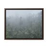Rainforest Trails & Views - Gallery Canvas Wraps, Horizontal Frame - El Yunque National Forest - Puerto Rico - Fog and rain pummel the Rio Sabana park - Green Forest Home