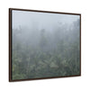 Rainforest Trails & Views - Gallery Canvas Wraps, Horizontal Frame - El Yunque National Forest - Puerto Rico - Fog and rain pummel the Rio Sabana park - Green Forest Home