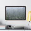 Rainforest Trails & Views - Gallery Canvas Wraps, Horizontal Frame - El Yunque National Forest - Puerto Rico - Fog and rain pummel the Rio Sabana park - Green Forest Home